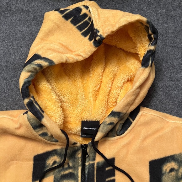 DUMBGOOD x THE SHINING Repeat Logo Zip Up Polar Fleece Hoodie Kubrick Collection - Picture 4 of 16